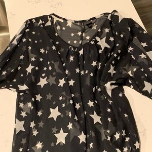 Cold shoulder blouse